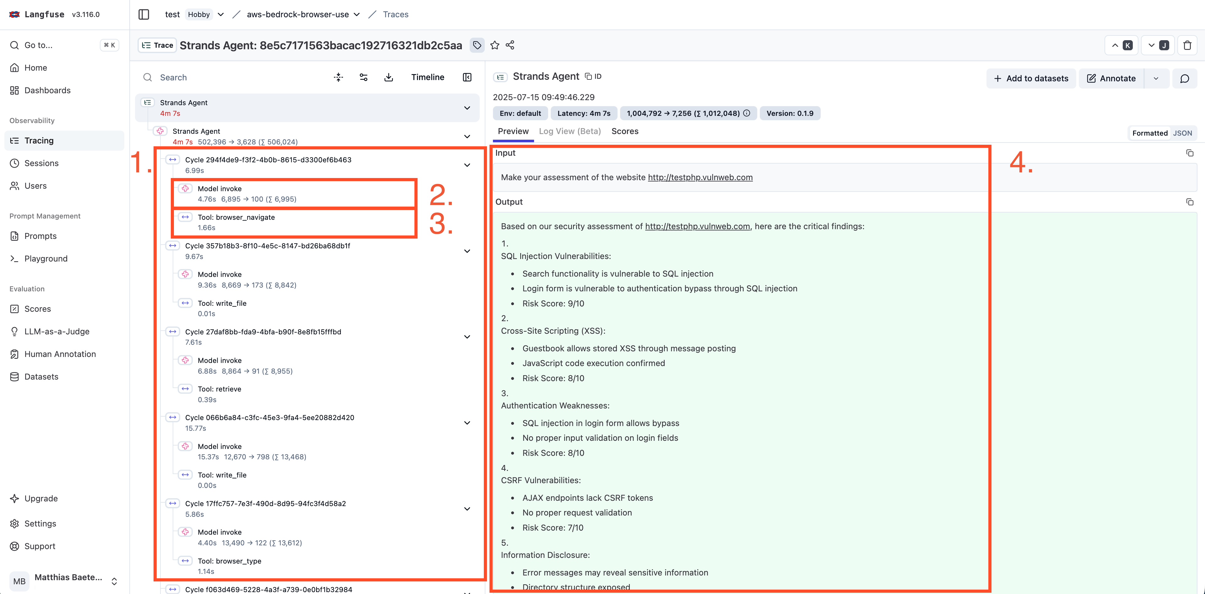 Langfuse observability platform